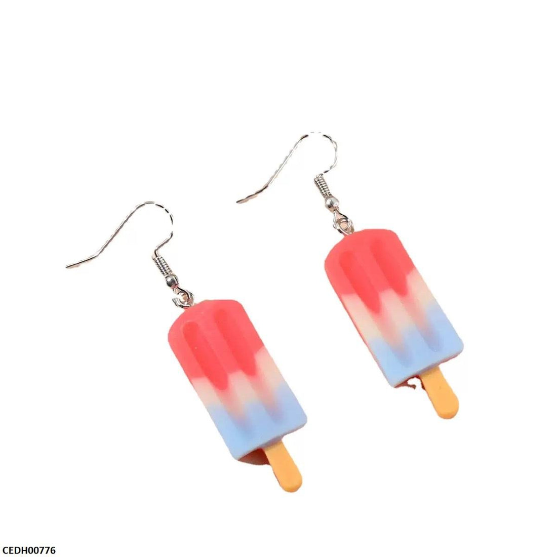 CEDH00776 QWN Ice-Bar Drop Earrings - CEDH