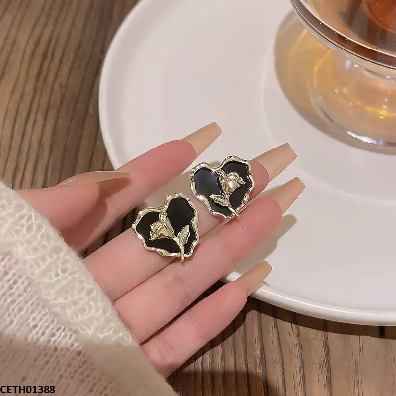 CETH01388 QWN Heart/Flower Tops Pair - CETH
