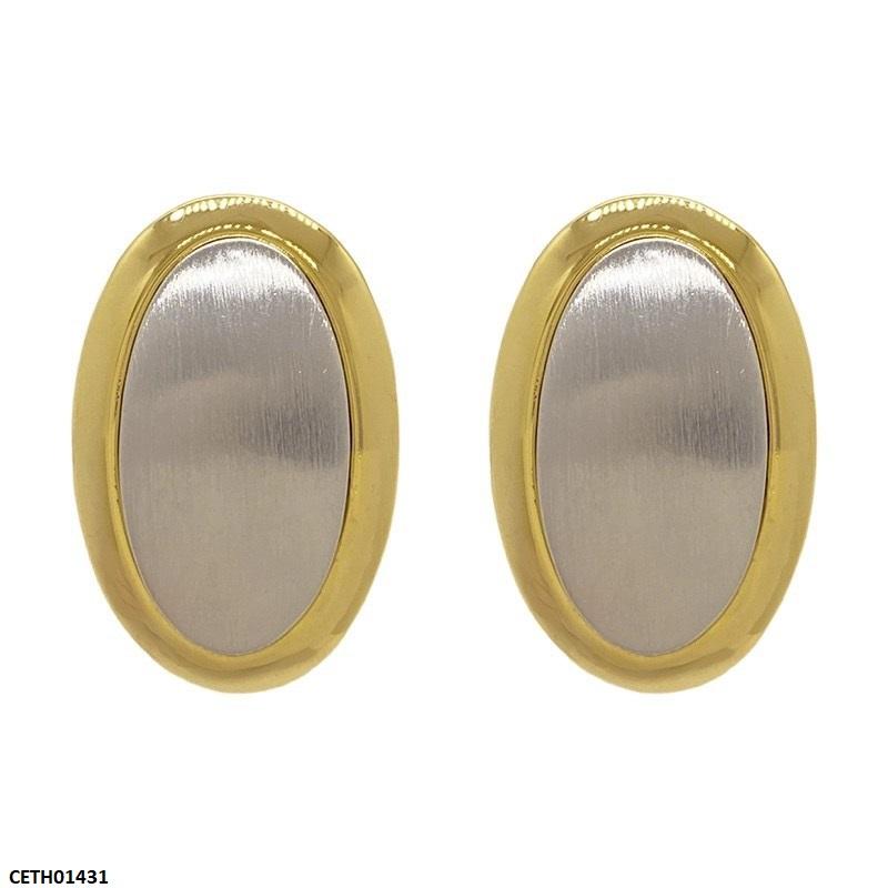 CETH01431 ZCD Stainless Steel Oval Tops Pair - CETH