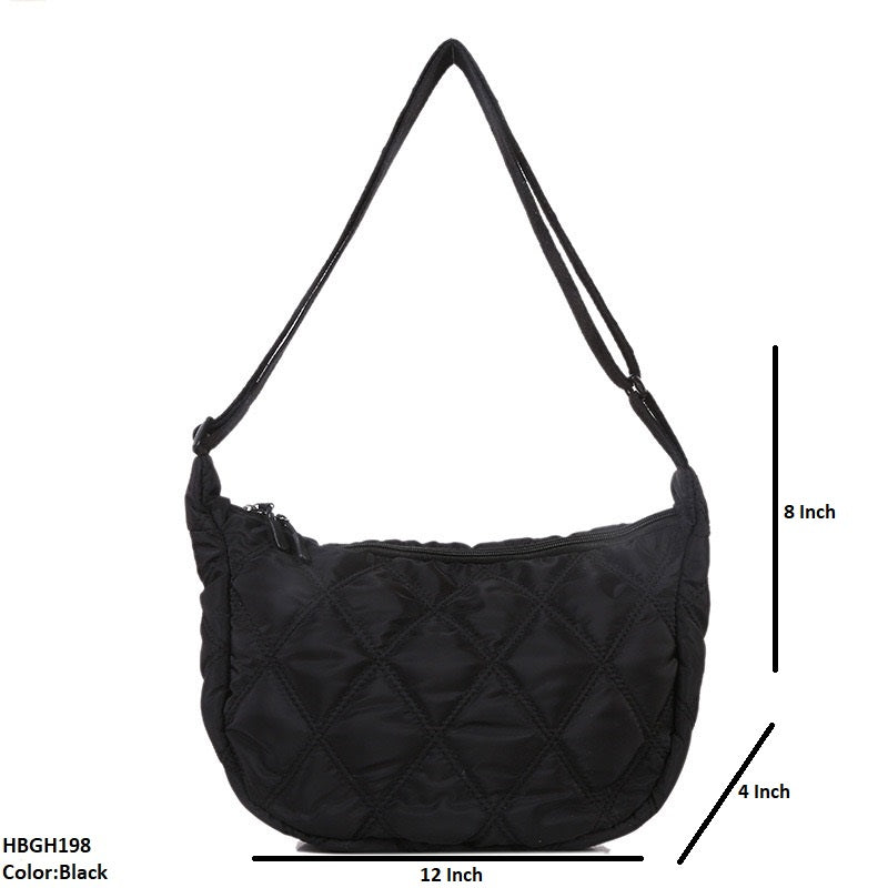 HBGH198 BBM Cross Embroidery Bag- HBGH