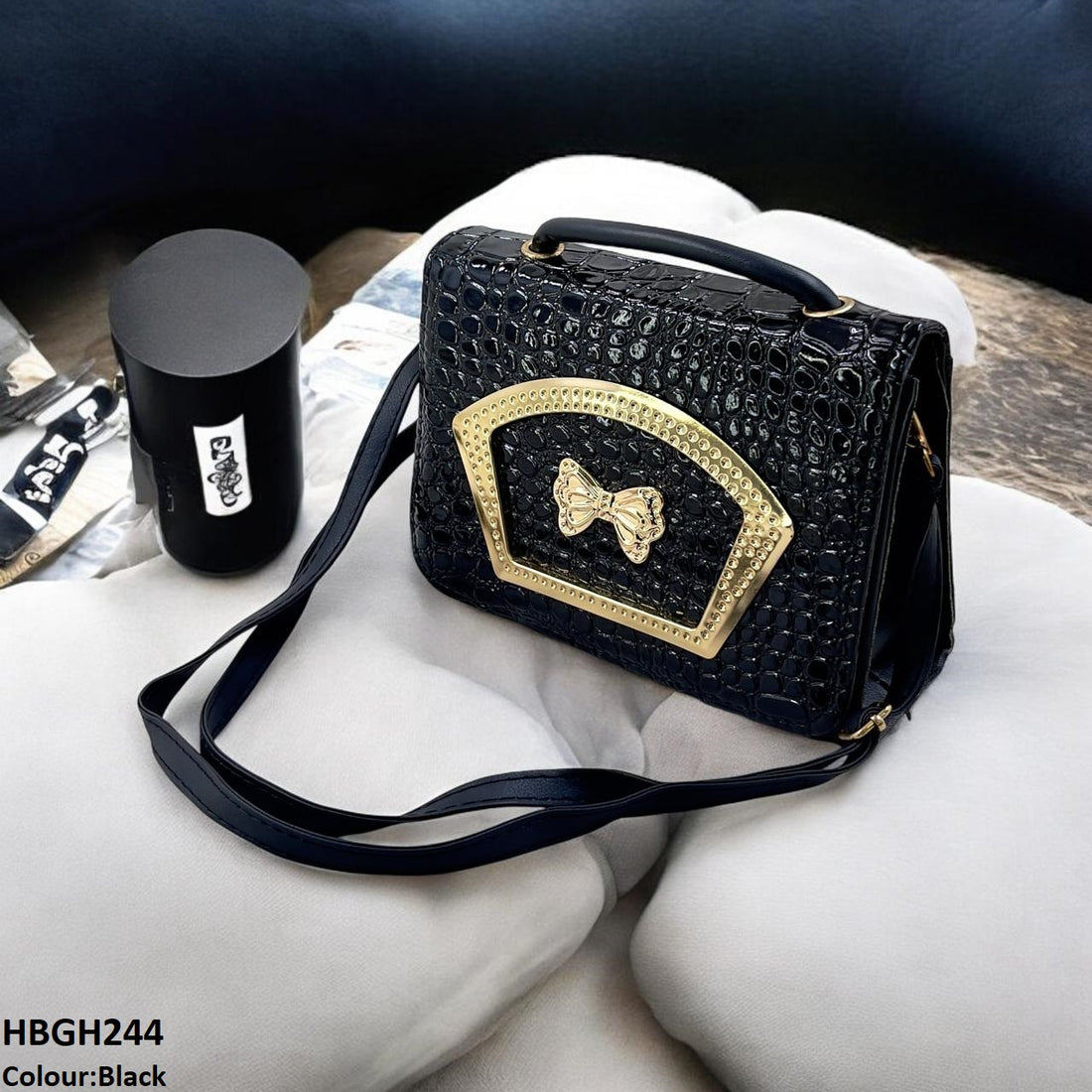 HBGH244 CYG Crocodile Pattern Hand Bag- HBGH