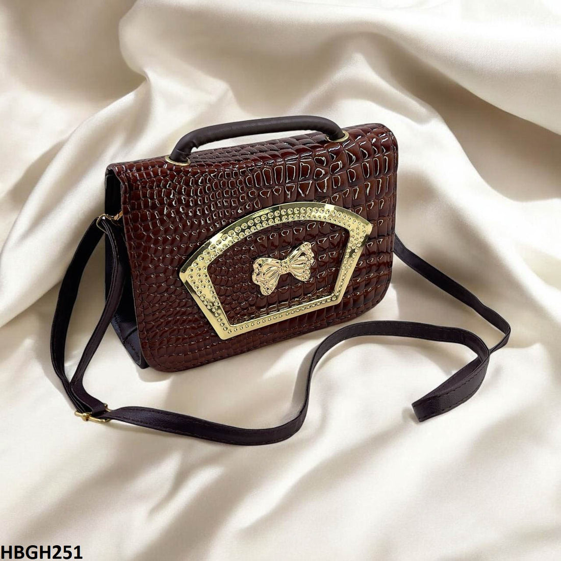 HBGH251 CYG Crocodile Pattern Hand Bag- HBGH