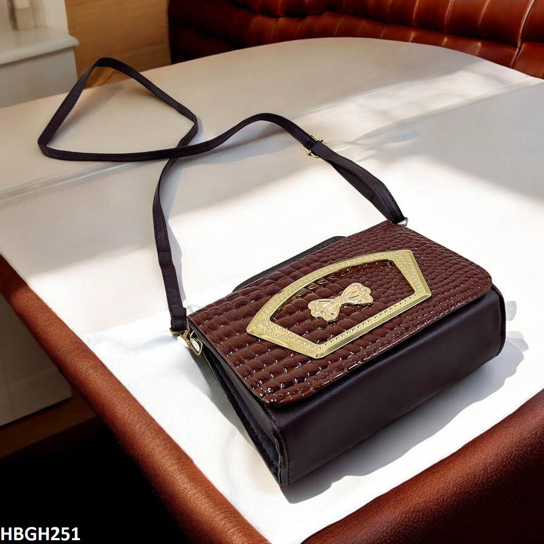 HBGH251 CYG Crocodile Pattern Hand Bag- HBGH