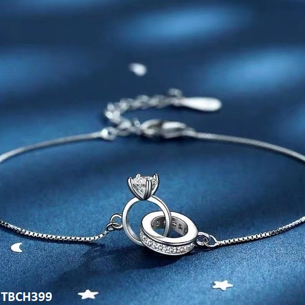 TBCH399 JJF Circle Ring Bracelet Adjustable - TBCH