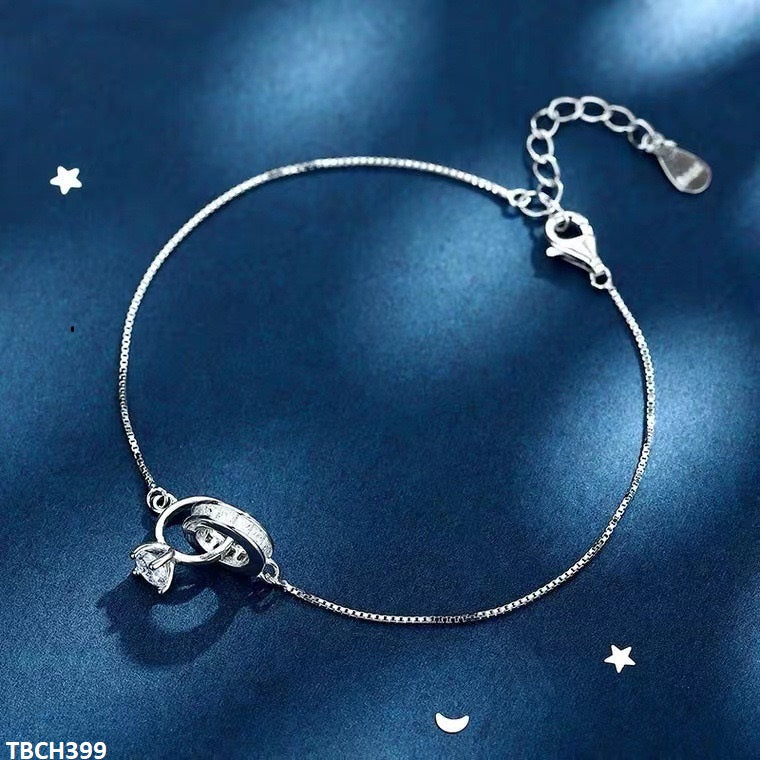 TBCH399 JJF Circle Ring Bracelet Adjustable - TBCH