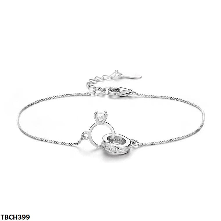 TBCH399 JJF Circle Ring Bracelet Adjustable - TBCH