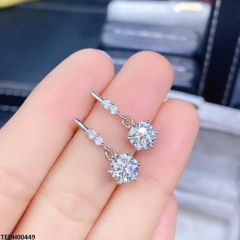 TEDH00449 KRL Round ZIRCON Stone Drop Earrings - TEDH