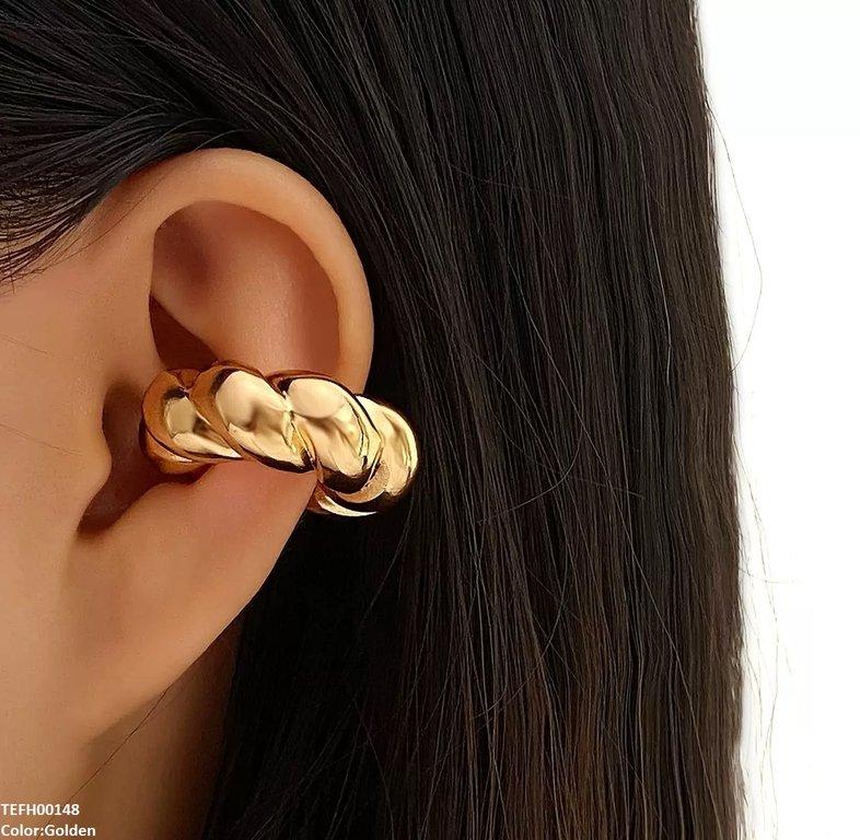 TEFH00148 QWN Stainless Steel Rope Ear cuff Single - TEFH