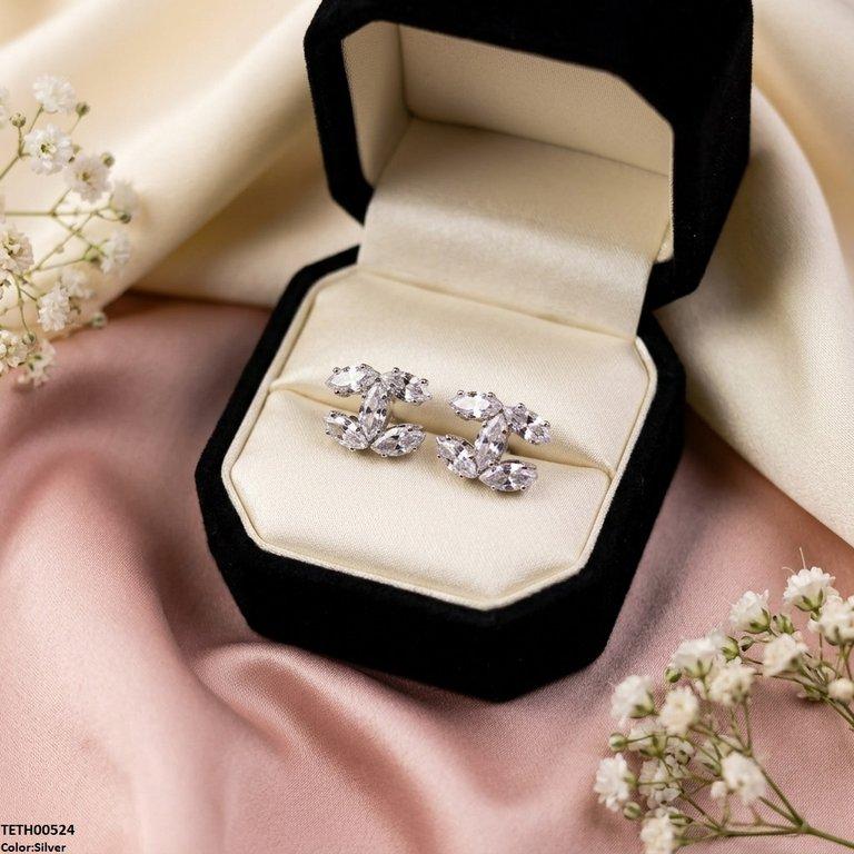 TETH00524 DDJ Marquis ZIRCON Stone Tops Pair - TETH