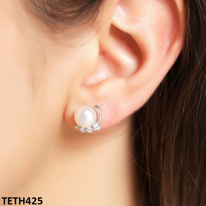 TETH425 KRL Imp Round Pearl Tops - TETH