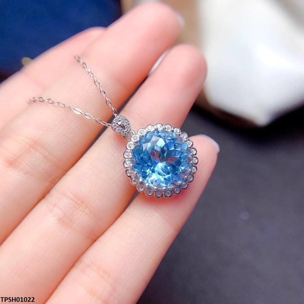 TPSH01022 KRL Round ZIRCON Stone Pendant - TPSH