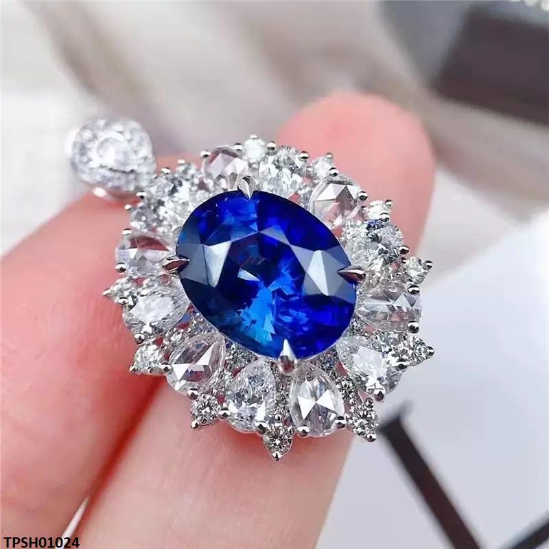 TPSH01024 KRL Oval/Tear ZIRCON Stone Pendant - TPSH