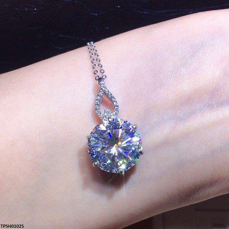 TPSH01025 KRL Round ZIRCON Stone Pendant - TPSH