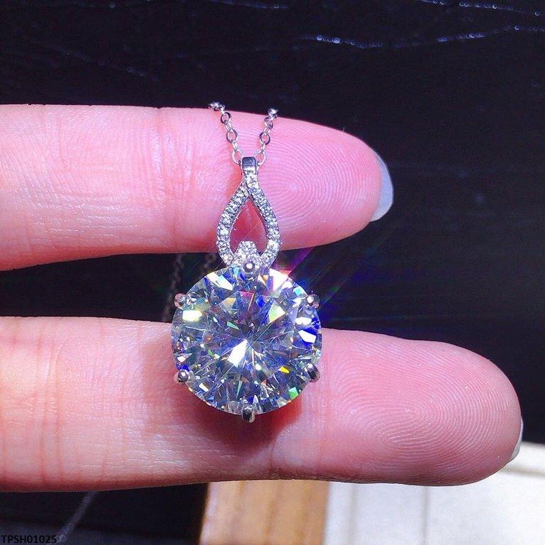 TPSH01025 KRL Round ZIRCON Stone Pendant - TPSH