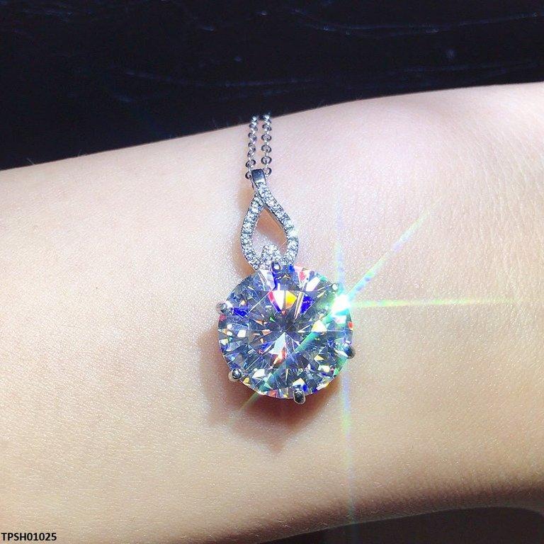TPSH01025 KRL Round ZIRCON Stone Pendant - TPSH