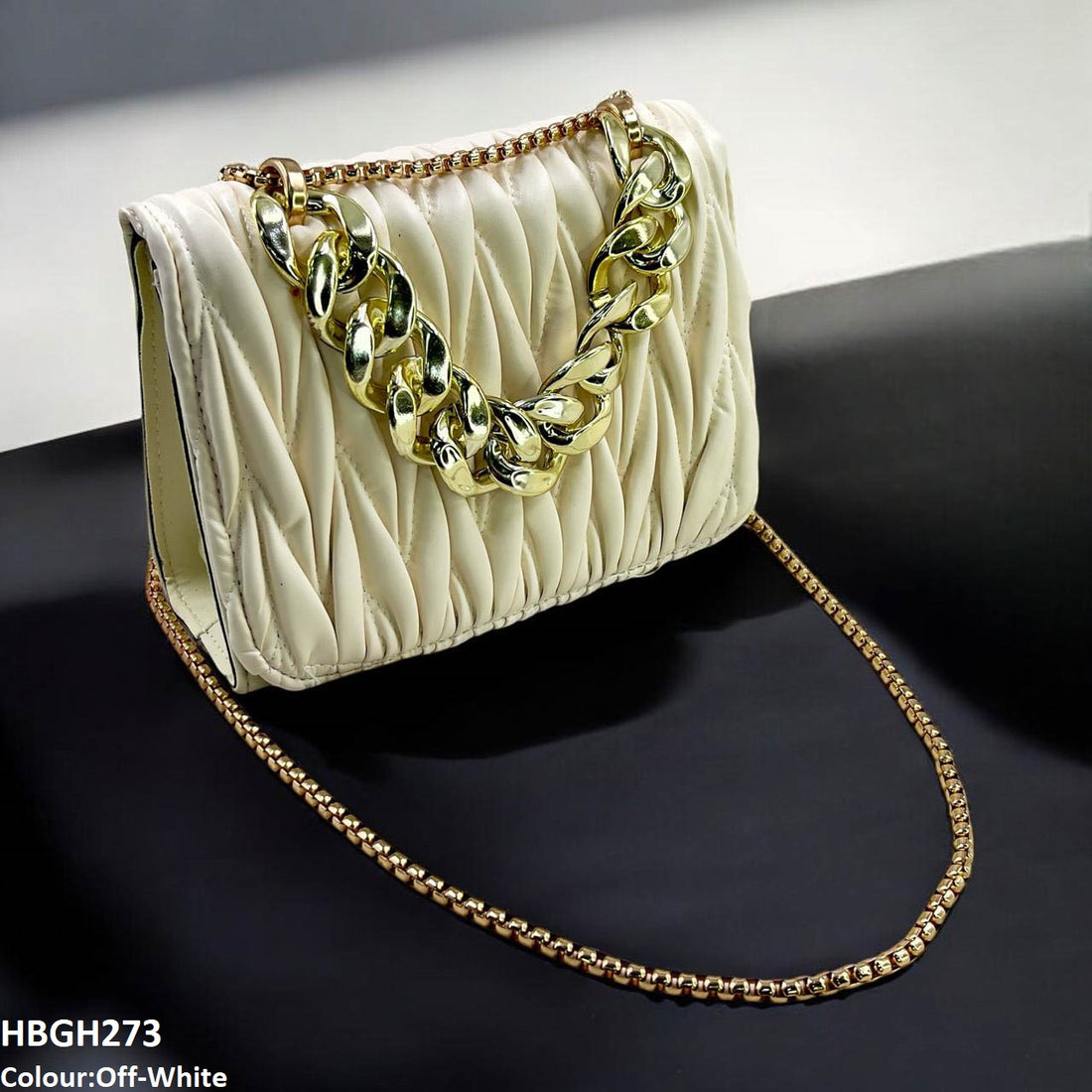 HBGH273 CYG Linked Chain Embroidery Bag- HBGH