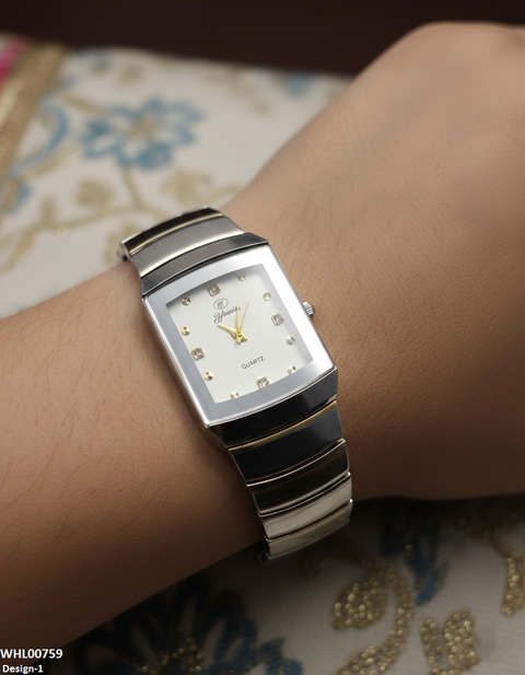 WHL00759 IWA Square Stone Dial Women's Watch - WHL