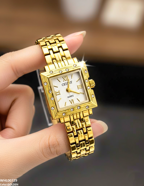 WHL00729 HWR Square Dial Women's Watch - WHL