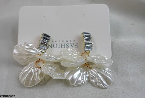 CEDH00662 LSH Iridescent Petal Dangle Earrings - CEDH