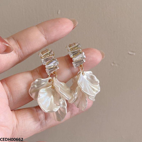CEDH00662 LSH Iridescent Petal Dangle Earrings - CEDH