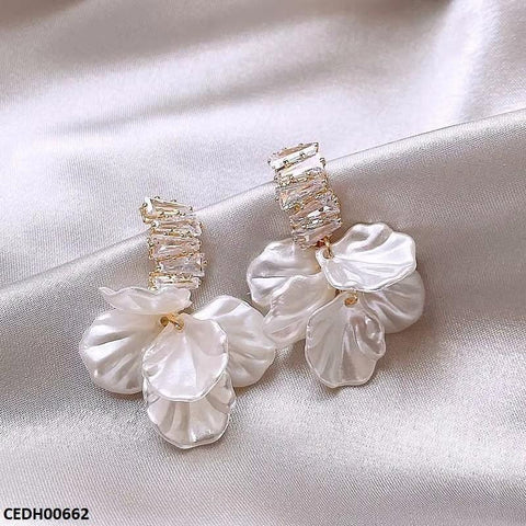 CEDH00662 LSH Iridescent Petal Dangle Earrings - CEDH