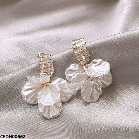 CEDH00662 LSH Iridescent Petal Dangle Earrings - CEDH