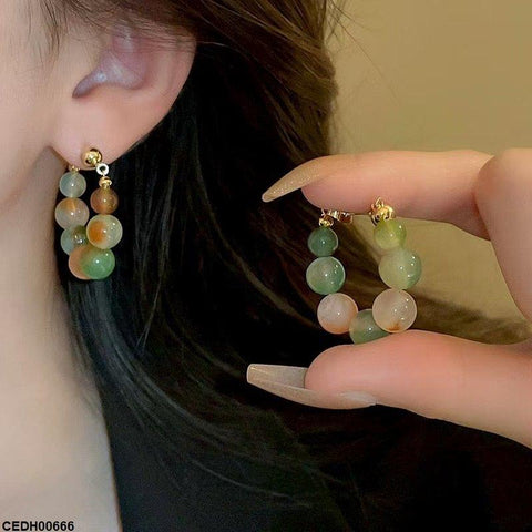 CEDH00666 YYZ Round Drop  Earrings - CEDH