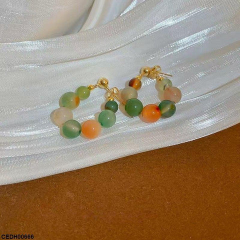 CEDH00666 YYZ Round Drop  Earrings - CEDH