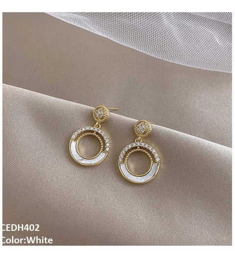 CEDH402 YHC Wheel Drop Earrings Pair - CEDH