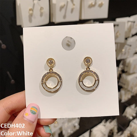 CEDH402 YHC Wheel Drop Earrings Pair - CEDH
