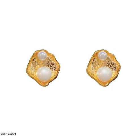 CETH01004 ZHL Large Pearl Stud Tops Pair - CETH