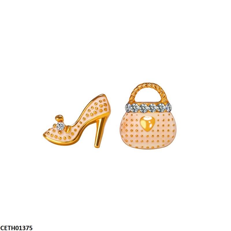 CETH01375  QWN Bag/Shoes Design Tops Pair - CETH