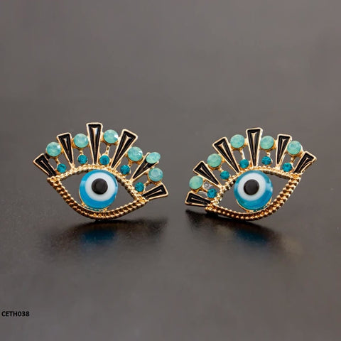 CETH038 QWN Imp Tops Pair Evil Eye - CETH