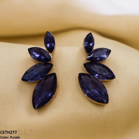 CETH277 ZLX Marquise Stud Tops Pair - CETH