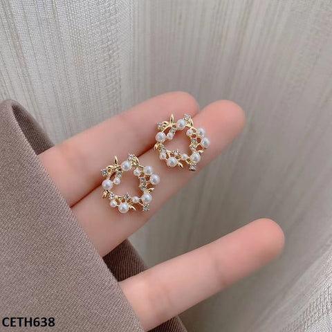 CETH638 BTO Pearl Stud Tops Pair - CETH