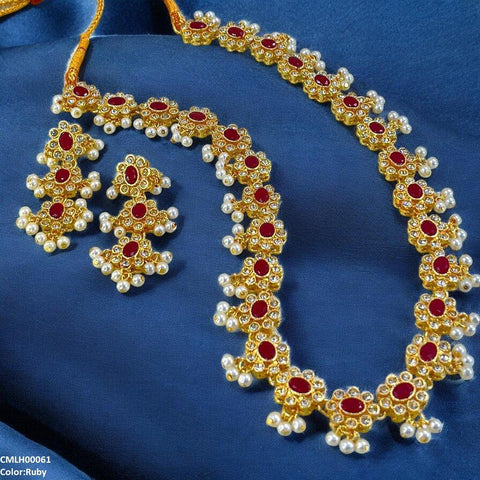 CMLH00061 SDQ Oval Stone Mala Set - CMLH