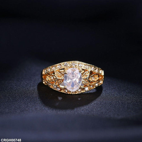 CRGH00748 BYJ Oval Stone Ring - CRGH