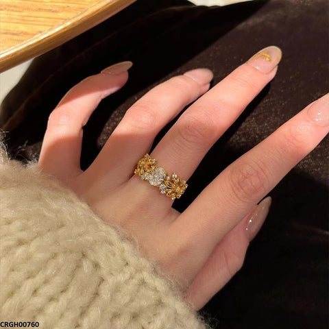 CRGH00760 WNS Imp Oval Stone Ring - CRGH
