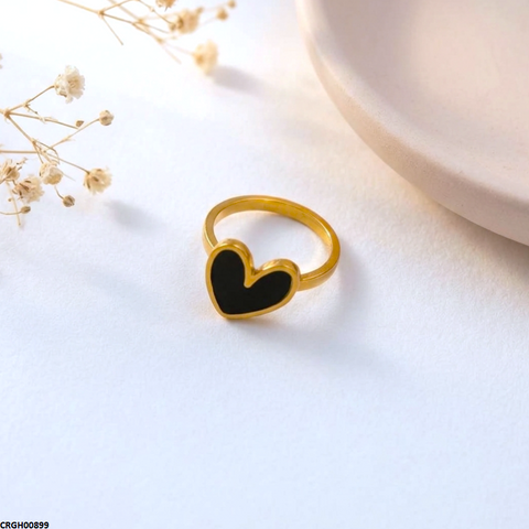 CRGH00899 MOX Stainless Steel Heart Ring - CRGH