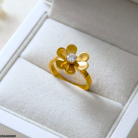 CRGH00909 MOX Stainless Steel Flower Ring - CRGH