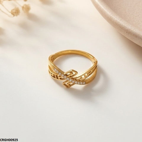 CRGH00925 MOX Stainless Steel Cross Ring - CRGH