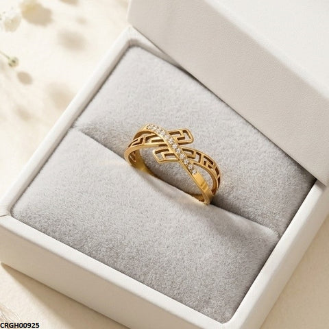 CRGH00925 MOX Stainless Steel Cross Ring - CRGH