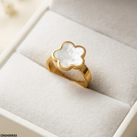 CRGH00933 MOX Stainless Steel Flower Ring - CRGH