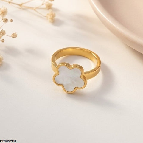 CRGH00933 MOX Stainless Steel Flower Ring - CRGH