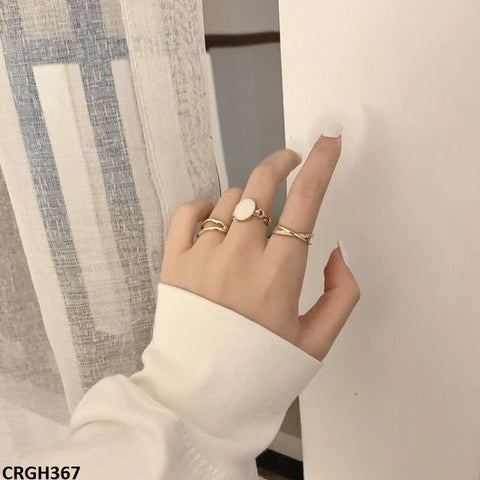 Presenting the TJ Wholesale Pakistan CRGH367 LSH 3 Painted Cuts Rings Adjustable. Wear this stylish and functional artificial jewellery to improve your look. Crafted from premium materials, this stylish accessory elevates any ensemble and works well for every setting.