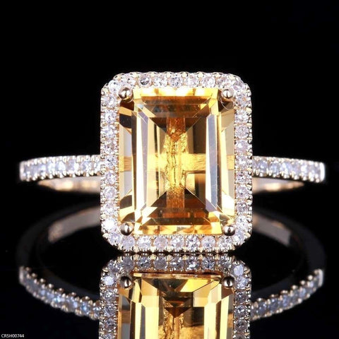 CRSH00744 GWH Rectangle Stone Ring - CRSH