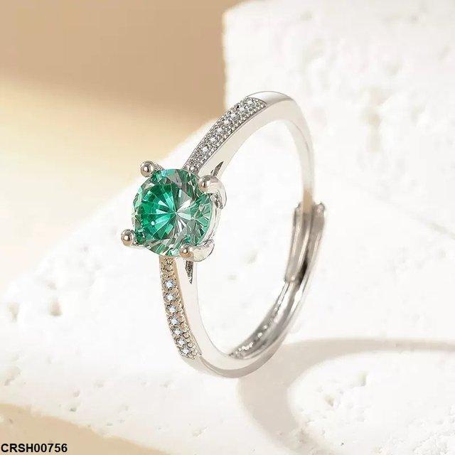 CRSH00756 JJF Round Cathedral Ring Adjustable - CRSH
