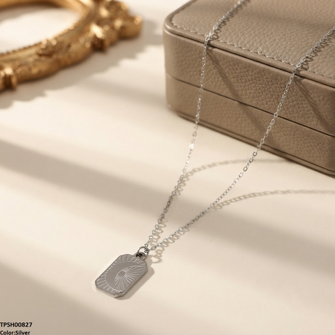 TPSH00827 QSJ Stainless Steel Moon Pendant - TPSH