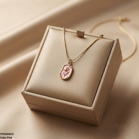 TPSH00829 QSJ Stainless Steel Flower Pendant - TPSH