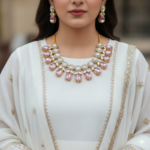 PNSH031 SDQ Necklace Set - PNSH